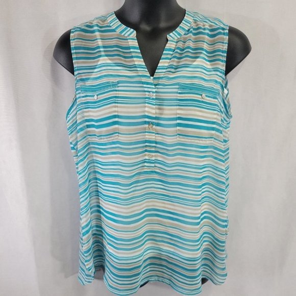Apt. 9 Tops - APT. 9 Women's Soft Lightweight Casual Striped Top size XL